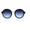 Жіночі сонцезахисні окуляри 10960 чорні з чорною лінзою . Photo 2