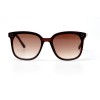 Жіночі сонцезахисні окуляри 10962 коричневі з коричневою лінзою 
