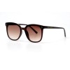 Женские сонцезащитные очки 10962 коричневые с коричневой линзой 