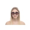 Жіночі сонцезахисні окуляри 10964 коричневі з коричневою лінзою 