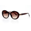 Жіночі сонцезахисні окуляри 10964 коричневі з коричневою лінзою 