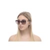 Жіночі сонцезахисні окуляри 10965 чорні з коричневою лінзою 