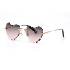 Женские сонцезащитные очки 10983 с коричневой линзой 