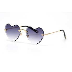 Имиджевые сонцезащитные очки 10984 с синий линзой 