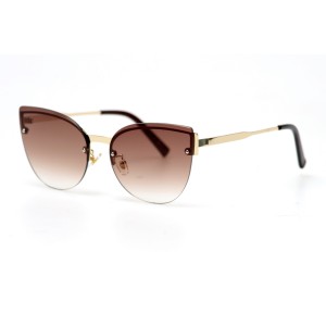 Женские сонцезащитные очки 10985 с коричневой линзой 