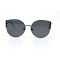 Женские сонцезащитные очки 10988 чёрные с чёрной линзой . Photo 2