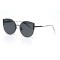 Женские сонцезащитные очки 10988 чёрные с чёрной линзой . Photo 1