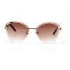 Жіночі сонцезахисні окуляри 10991 з коричневою лінзою 
