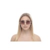 Женские сонцезащитные очки 10991 с коричневой линзой 