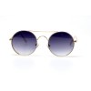 Женские сонцезащитные очки 10993 золотые с фиолетовой линзой 