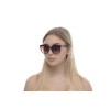 Женские сонцезащитные очки 11003 коричневые с коричневой линзой 