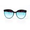 Жіночі сонцезахисні окуляри 11007 чорні з бірюзовою лінзою . Photo 2