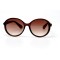 Женские сонцезащитные очки 11009 коричневые с коричневой линзой . Photo 2
