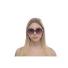 Женские сонцезащитные очки 11012 фиолетовые с фиолетовой линзой 