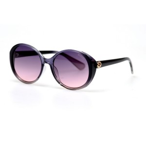 Женские сонцезащитные очки 11012 фиолетовые с фиолетовой линзой 