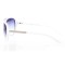Чоловічі сонцезахисні окуляри 7372 білі з фіолетовою лінзою . Photo 3