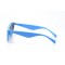 Жіночі сонцезахисні окуляри 11015 блакитні з чорною лінзою . Photo 3