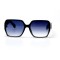 Женские сонцезащитные очки 11019 чёрные с чёрной линзой . Photo 2