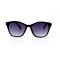 Женские сонцезащитные очки 11020 чёрные с фиолетовой линзой . Photo 2