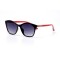 Жіночі сонцезахисні окуляри 11020 чорні з фіолетовою лінзою . Photo 1