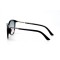 Женские сонцезащитные очки 11025 чёрные с прозрачной линзой . Photo 3