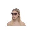 Жіночі сонцезахисні окуляри 11027 чорні з коричневою лінзою 