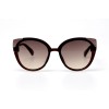 Жіночі сонцезахисні окуляри 11028 коричневі з коричневою лінзою 