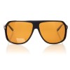 Водительские сонцезащитные очки стандарт 796 чёрные с коричневой линзой 