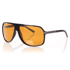 Cонцезахисні окуляри для водіїв стандарт 796 чорні з коричневою лінзою 