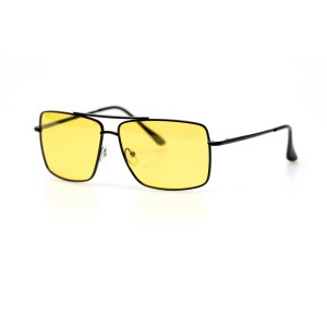Водительские сонцезащитные очки стандарт 10745 чёрные с жёлтой линзой 