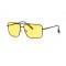 Водительские сонцезащитные очки стандарт 10745 чёрные с жёлтой линзой . Photo 1