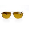 Cонцезахисні окуляри для водіїв стандарт 11050 золоті з коричневою лінзою 