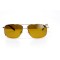 Водительские сонцезащитные очки стандарт 11050 золотые с коричневой линзой . Photo 2