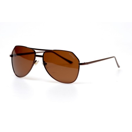 Водительские сонцезащитные очки стандарт 11057 коричневые с коричневой линзой 