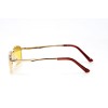 Cонцезахисні окуляри для водіїв стандарт 11059 золоті з жовтою лінзою 