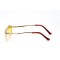 Водительские сонцезащитные очки стандарт 11059 золотые с жёлтой линзой . Photo 3