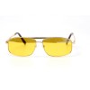 Cонцезахисні окуляри для водіїв стандарт 11060 золоті з жовтою лінзою 