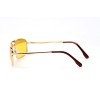 Cонцезахисні окуляри для водіїв стандарт 11060 золоті з жовтою лінзою 