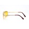 Водительские сонцезащитные очки стандарт 11060 золотые с жёлтой линзой . Photo 3
