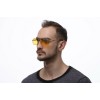 Водительские сонцезащитные очки стандарт 11060 золотые с жёлтой линзой 