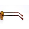 Cонцезахисні окуляри для водіїв стандарт 11063 коричневі з жовтою лінзою 