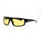Cонцезахисні окуляри для водіїв спорт 11074 чорні з жовтою лінзою . Photo 1