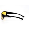 Cонцезахисні окуляри для водіїв спорт 11075 чорні з жовтою лінзою 