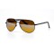 Водительские сонцезащитные очки авиатор 10741 чёрные с коричневой линзой . Photo 1