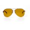 Водительские сонцезащитные очки авиатор 10742 золотые с коричневой линзой . Photo 2