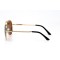 Водительские сонцезащитные очки авиатор 11051 золотые с коричневой линзой . Photo 3