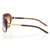 Чоловічі сонцезахисні окуляри 7373 коричневі з коричневою лінзою 