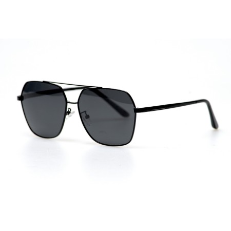 Чоловічі сонцезахисні окуляри 10920 чорні з чорною лінзою 