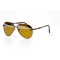 Водительские сонцезащитные очки авиатор 11061 коричневые с жёлтой линзой . Photo 1