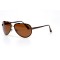 Водительские сонцезащитные очки авиатор 11064 коричневые с коричневой линзой . Photo 1
